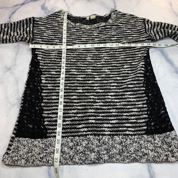 Anthropologie Moth Staccato Stripe Tunic Sweater - Picture 6 of 8